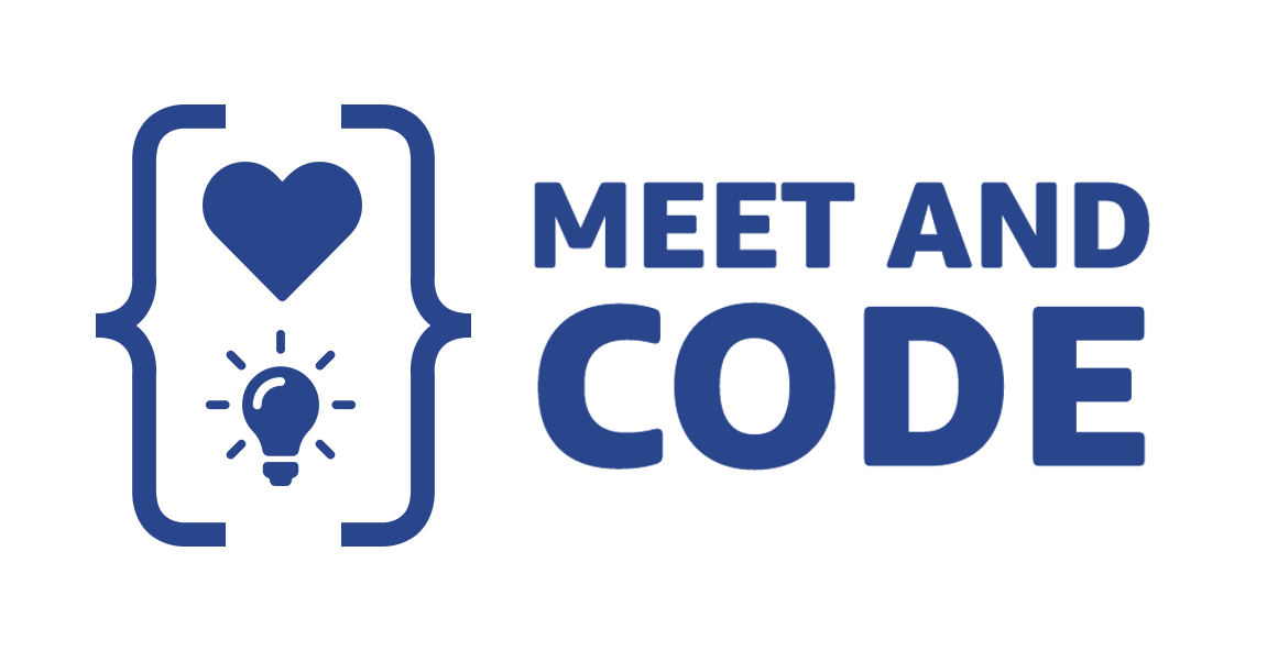 Meet and Code Logo Blue 1